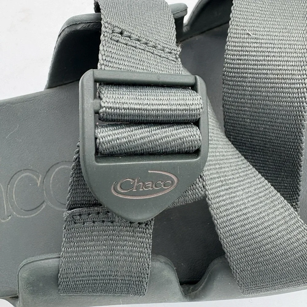Chaco‎ Sandals Mens Size 12 Chillos Z Strap Green Slides Outdoors Hike